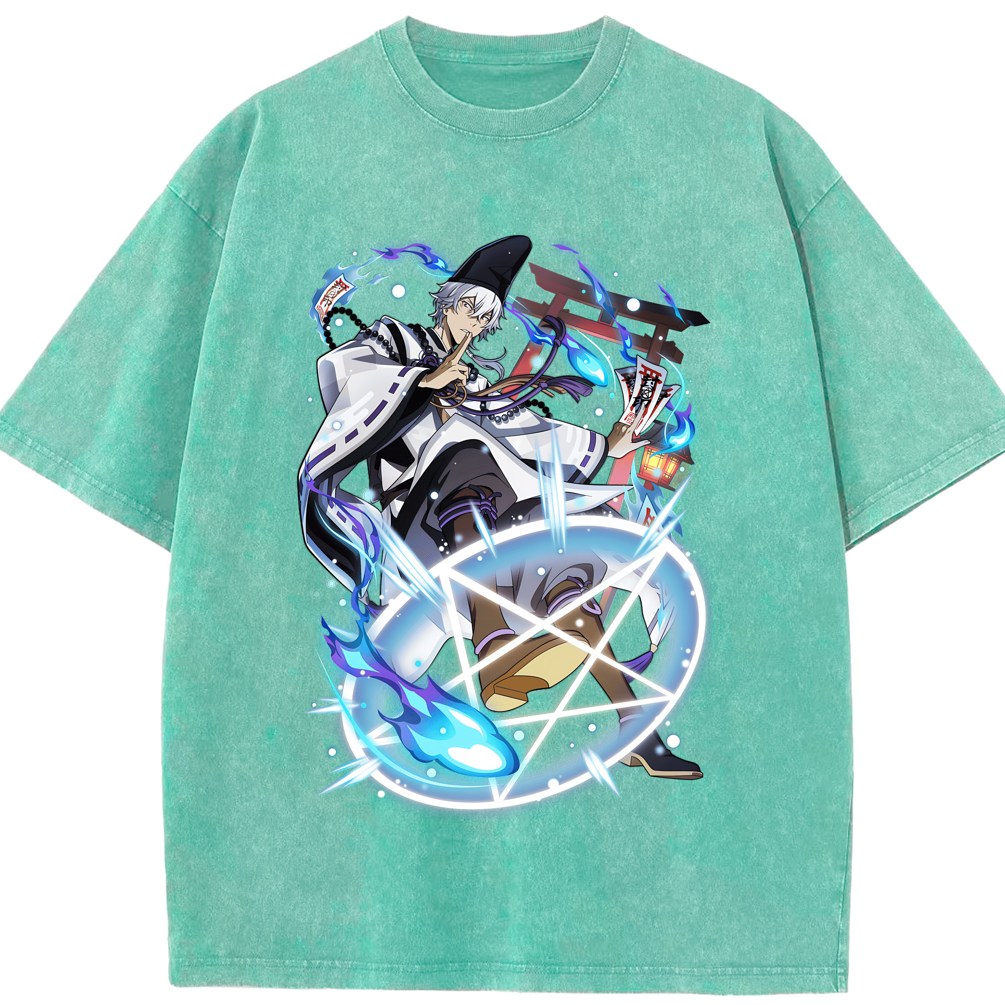 （画像用） 文豪ストレイドッグス Bungo Stray Dogs 綿100% ヴィンテージ風 半袖Tシャツ（フロントプリント）